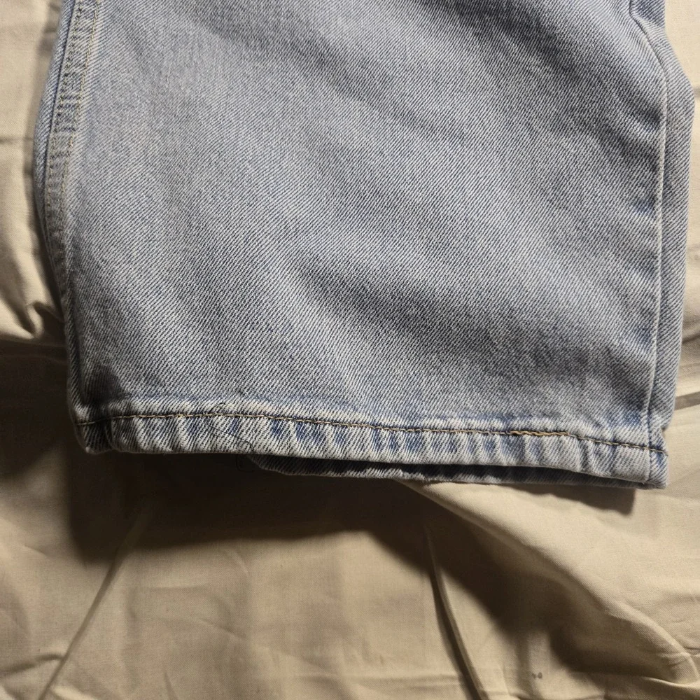 Levis Western Fit Jeans Mens 38x30 Blue Wash Straight Cowboy Stretch 37681-0029